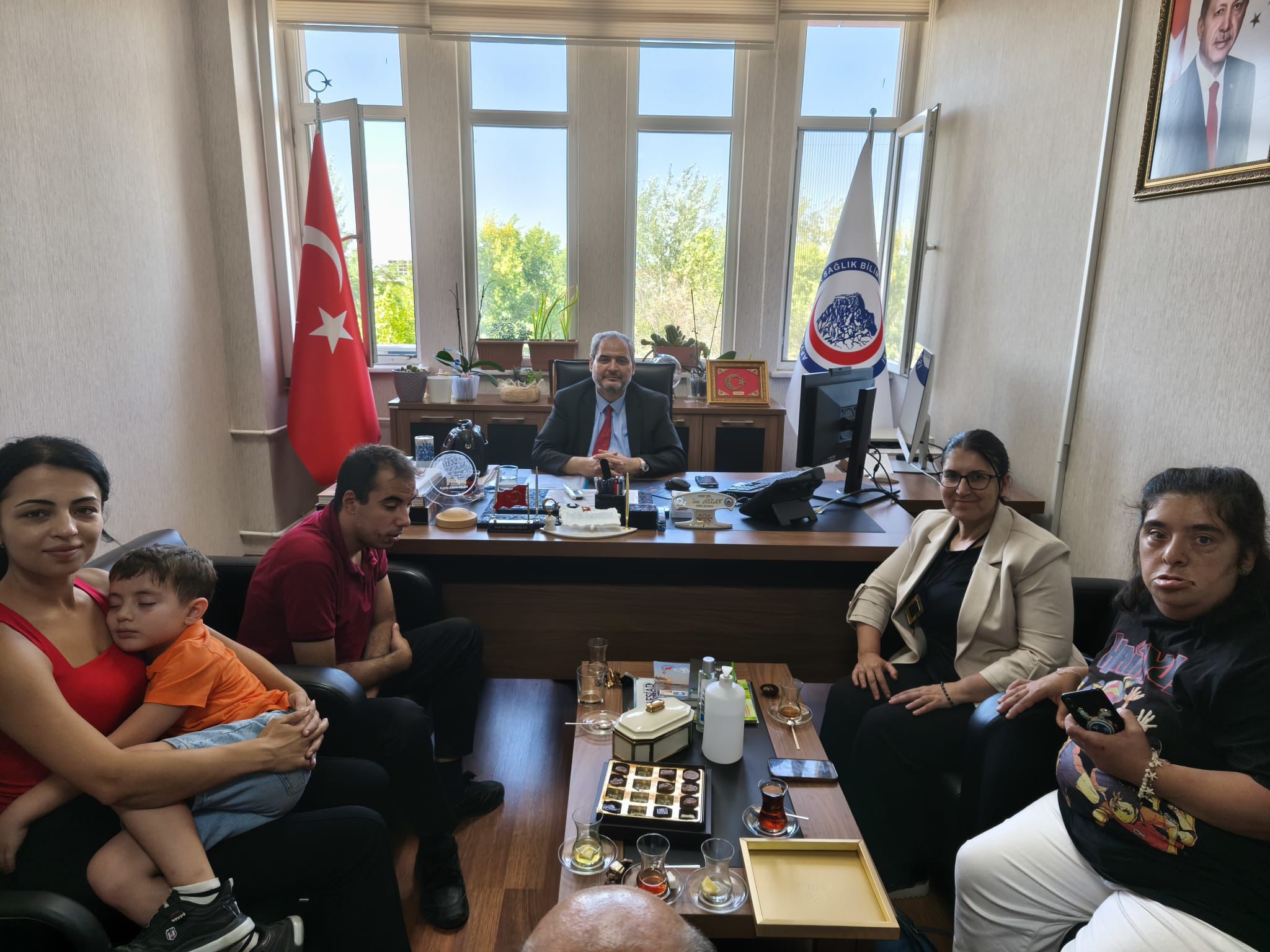 Kavas'tan AFSÜ Rektörüne ziyaret!